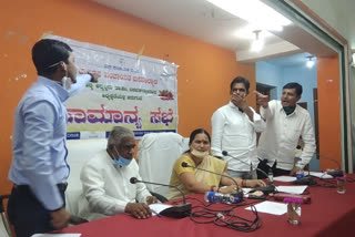 Verbal war in Basavakalyana taluk panchayath meeting