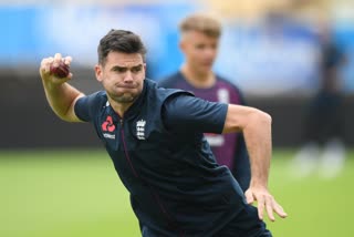 Fast-bowler James Anderson