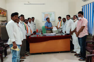 congress leaders demanded to investigation into manipulations  gouravelli project in siddipet district