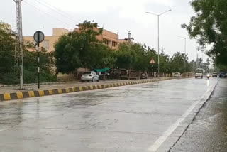 चूरू में हुई बारिश, Change of weather in Churu