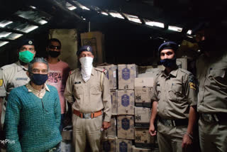 Bharmour police recovered liquor