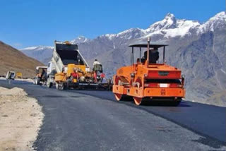 construction of road gains pace at india china border in uttarakhand