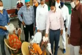 Essential goods were distributed to the poor and the elderly