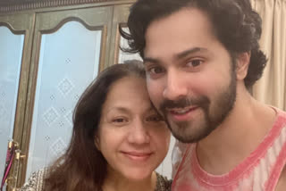 varun dhawan and mother, ETVbharat