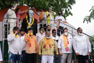 protest  in vizag