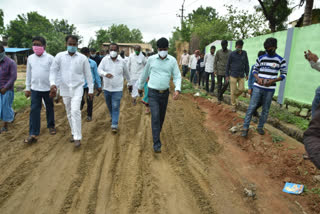 nizamabad district collector inspected sanitation works in villages