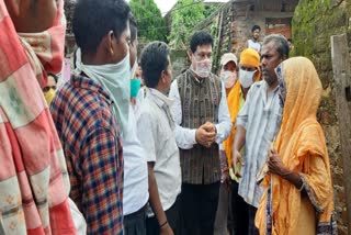 The delegation of the Oriya Diaspora Association met the deceased migrant family