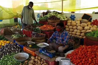 vegetables rates high in chirala prakasam district