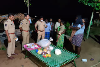 police helped to poor family