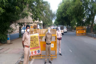 Dwarka police is checking the place by placing picket