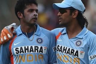 sreesanth speaks exclusively to etv bharat and said he wants ben stokes to say sorry to ms dhoni