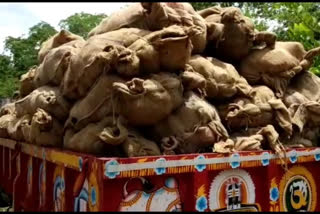 90-bags-of-black-jaggery-seized-at-thungathurthi-in-suryapeta-district