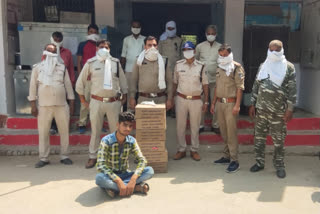 Civil line police caught OP liquor in vehicle