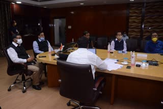 Chief Minister Sarbananda Sonoal Meeting With Minister Dharmendra Pradhan