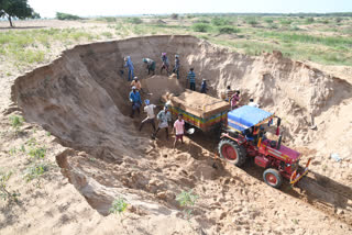 illegal sand mining at nellore