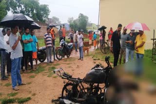 young man burnt to death in Gumla