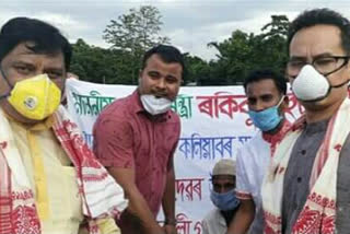 local peoples of kaliabor barghuli criticize mp gaurav gogoi and mla rakibul hussain