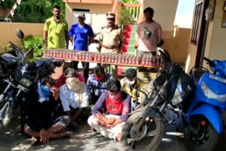 Illicit alcohol abuse at mylavaram krishna district