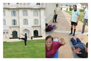 WATCH: Congress MLAs perform yoga, play football at luxury hotel ahead of Rajasthan Rajyasabha poll