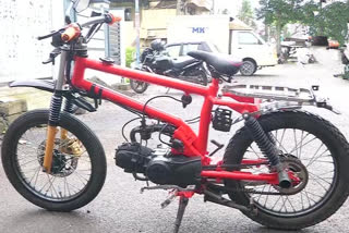 kerala 9th class student arshad made a bike
