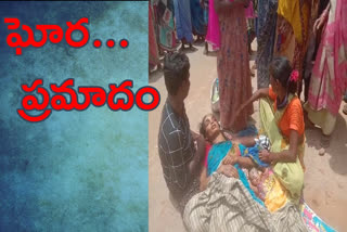 tractor accident at s.s venkatanagaram east godavari district