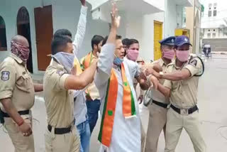 dabeerpura police arrested bjp spokes person meer ferasath ali at hyderabad