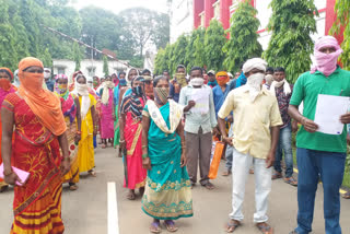 villager demand for new panchyat building