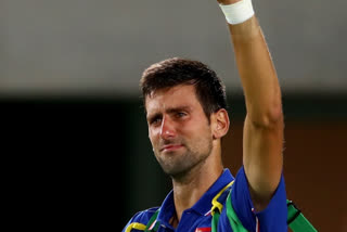 Novak Djokovik breaks into tears after his win against Alexander Zverev