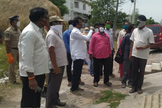 avanigadda mla visit containment zones