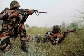 violation of ceasefire along loc