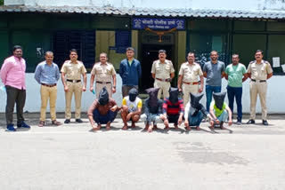 bhosari vehicles vandalism incident 6 Arrested