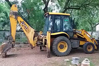 police seized unidentified JCB