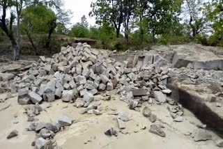 Illegal mining in simdega