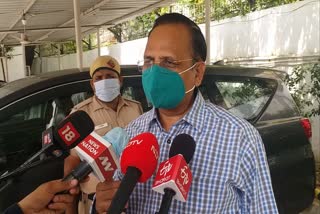 Delhi's Health Minister Satyendar Jain has been admitted to Rajiv Gandhi Super Speciality Hospital