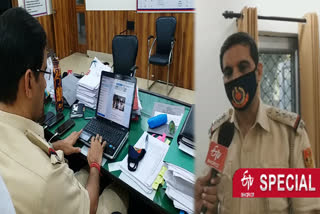 SHO Rajesh Sharma of RK Puram police station is using Facebook WhatsApp to connect with public