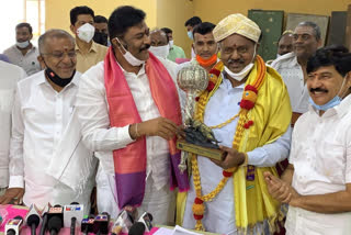 forest Minister Anand singh visits mysore