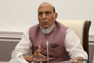 Defence Minister Rajnath Singh meeting with Chief of Defence Bipin Rawat