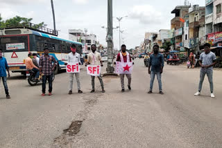 sfi leaders protest