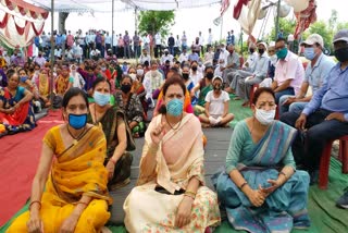 haldwani villager protest