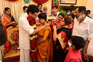 wedding of Kerala CM's daughter