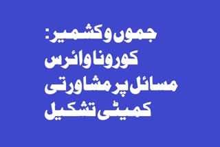 کورونا وائرس مسائل پر مشاورتی کمیٹی تشکیل