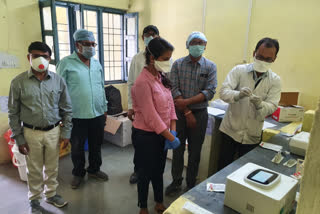 True nat machine installed in Shyama Prasad Mukherjee Hospital in hoshangabad