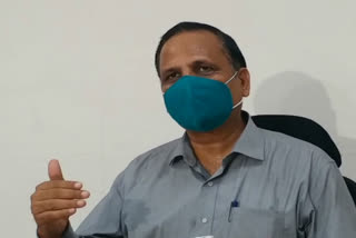 Satyendra Jain corona test is again in delhi