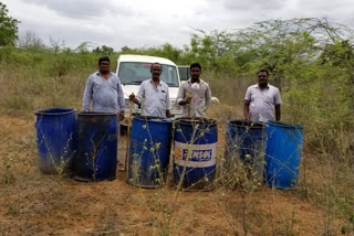 Attacks on wine manufacturing plants and eight members arrested in gadhela kadapa district