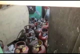 Accused caught refilling in vehicles from domestic gas cylinder