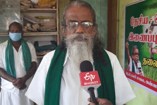 farmer ayyakannu  அய்யாக்கண்ணு  டெல்லி நிர்வாணப் போராட்டம்  தென்னிந்திய நதிகள் இணைப்பு விவசாயிகள் சங்கம்  திருச்சி செய்திகள்  trichy news  farmer associations ayyakannu  nude protest