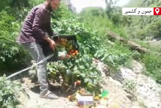 in tehsil mandi of district poonch shopkeepers disappointed without customers