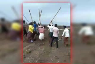 fight between tdp- ycp activists in gorantla