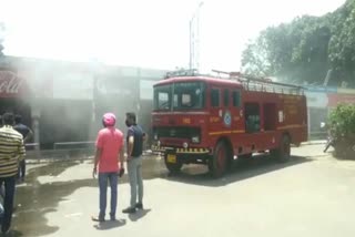 Fire in a shop in sector 37 Chandigarh