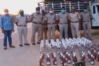 liquor illegal transport in donakonda krishna district